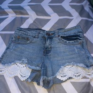jean shorts